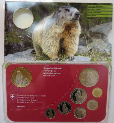 Schweiz- Kursmünzensatz 2007 - Münzen und Medaillen