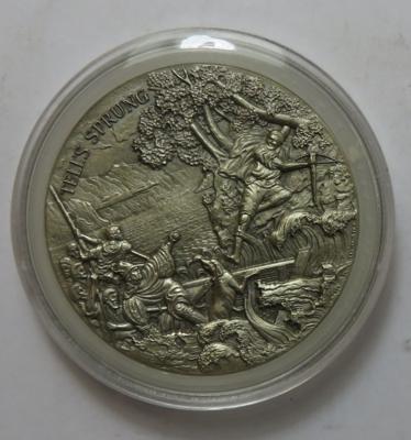 Schweiz- 1. August Taler 19833333- Tells Sprung - Münzen und Medaillen
