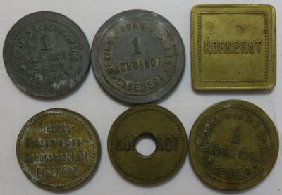 Bezirkskonsum- und Spargenossenschaft Eisenerz (6Stk.) - Coins and medals