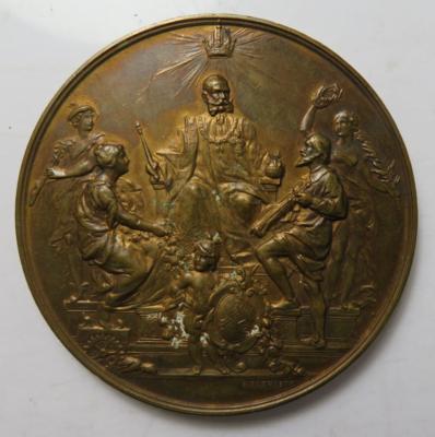 Wien, Jubiläums-Gewerbe-Ausstellung 1888 - Mince a medaile