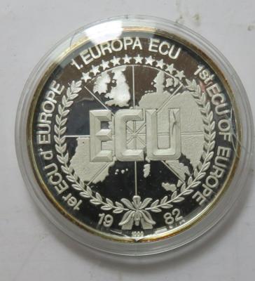 1. Europa Ecu 1982 - Münzen und Medaillen