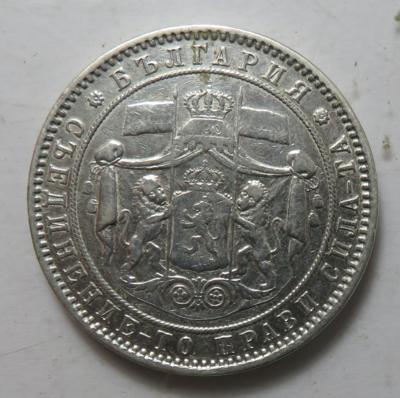 Bulgarien, Alexander I. 1879-1886 - Münzen und Medaillen