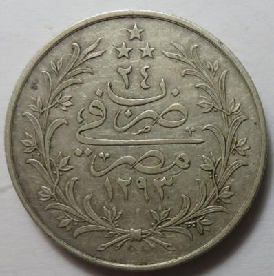 Ägypten, Abdul Hamid II. AH 1293-1327 (1876-1909) - Münzen und Medaillen