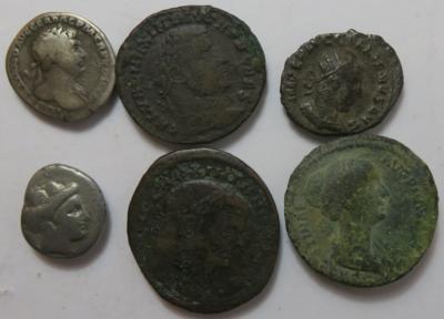 Antike (6 Stk., davon 2 AR) - Münzen und Medaillen