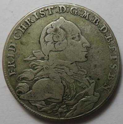 Brandenburg-Bayreuth, Friedrich Christian 1763-1769 - Münzen und Medaillen