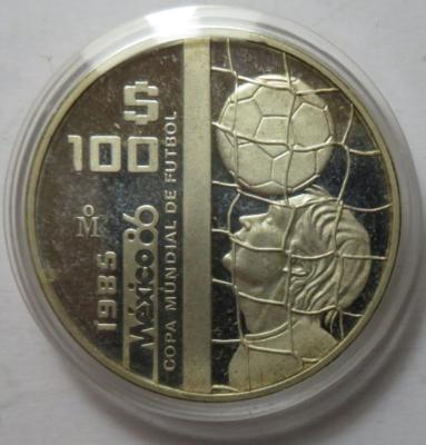 Mexiko, Fußball WM 1986 - Münzen und Medaillen