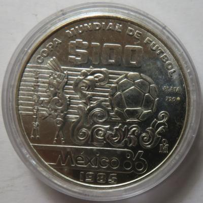 Mexiko, Fußball WM 1986 - Münzen und Medaillen
