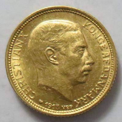 Dänemark, Christian X. 1912-1947 GOLD - Mince a medaile
