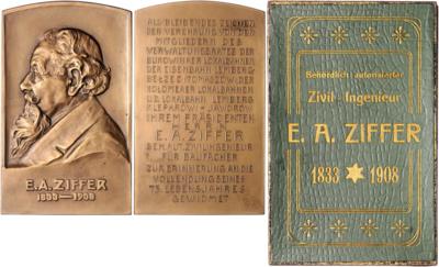 Emanuel Alois Ziffer, - Mince a medaile