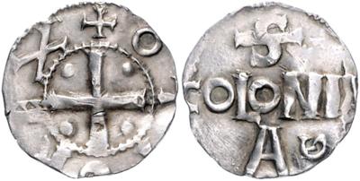 Köln, Otto III. 983-1002 - Mince a medaile