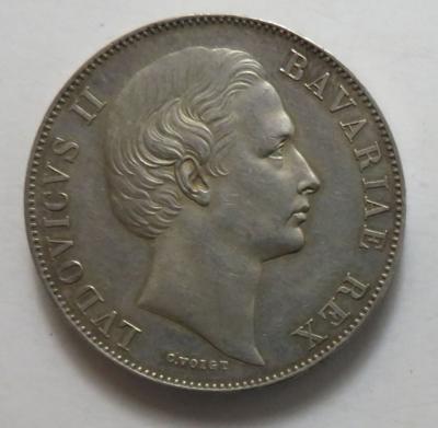 Bayern, Ludwig II. 1864-1886 - Coins and medals