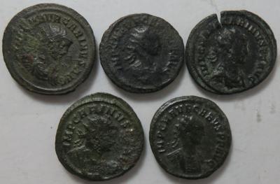 Carus, Carinus 282-285 (5 Stk. AE) - Coins and medals
