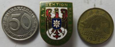 Deutsches Reich (ca. 13 Stk., davon 6 AR) - Coins and medals