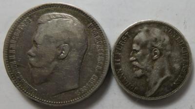 Liechtenstein und Rußland (2 AR) - Coins and medals