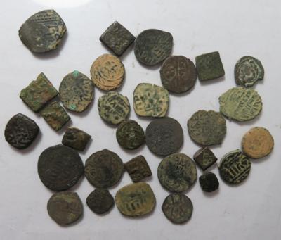 Orientalisch/Indische AE Münzen (ca. 29 Stk.) - Mince a medaile