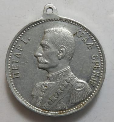 Serbien Peter I. - Münzen und Medaillen