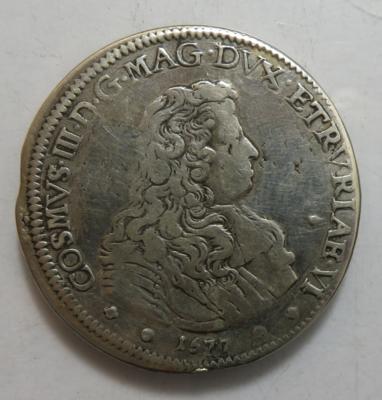Toskana, Cosimo III. Medici 1670-1723 - Münzen und Medaillen