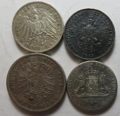 Beschädigte Deutsche Münzen - Monete e medaglie