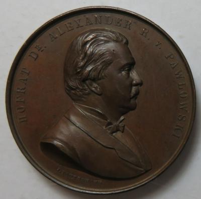 Dr. Alexander Ritter von Pawloswki 1837-1911 - Coins and medals