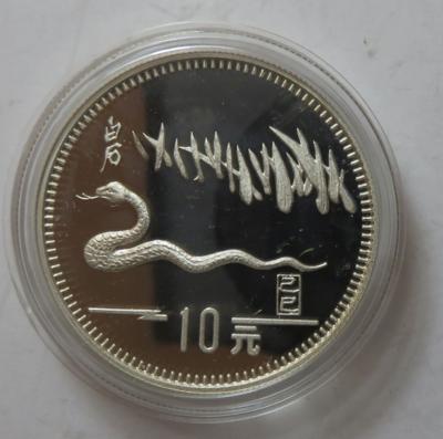 China- Jahr der Schlange - Coins and medals