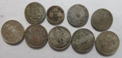 Franz Josef I. 1848-1916 (9 AR) 20 KReuzer 1868, - Münzen und Medaillen