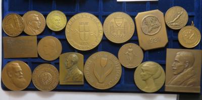 Medaillen meist Thema Wien (17 Stk. AE) - Monete e medaglie