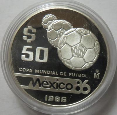 Mexiko, Fußball WM 1986 - Mince a medaile