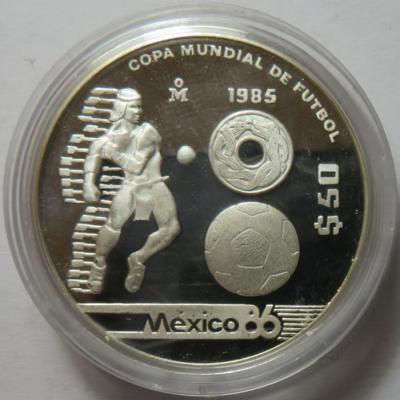 Mexiko, Fußball WM 1986 - Coins and medals