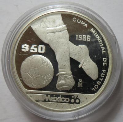 Mexiko, Fußball WM 1986 - Monete e medaglie