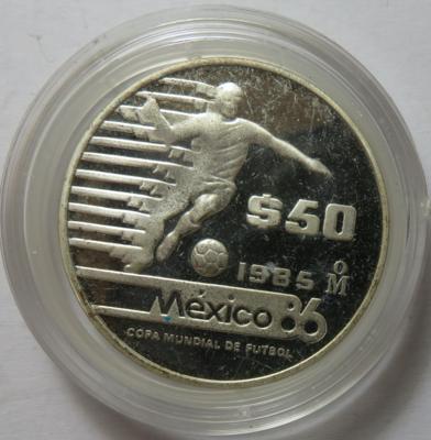 Mexiko, Fußball WM 1986 - Coins and medals