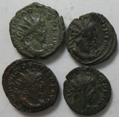 Victorinus 268-270 (4 Stk. AE) - Coins and medals