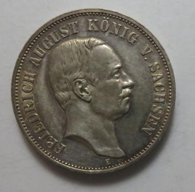 Sachsen, Friedrich August III. 1904-1918 - Coins and medals