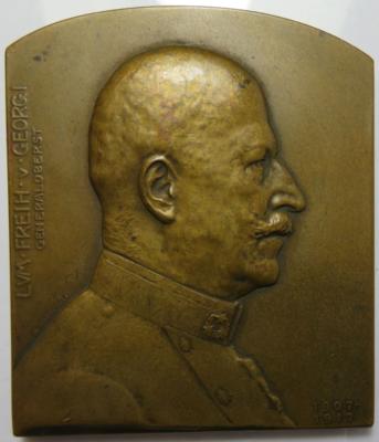 Freiherr von Georgi, 10jähriges Dienstjubiläum als k. k. Landwehrminister - Monete e medaglie