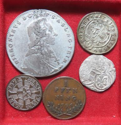 Salzburg (5 Stk. - Münzen und Medaillen