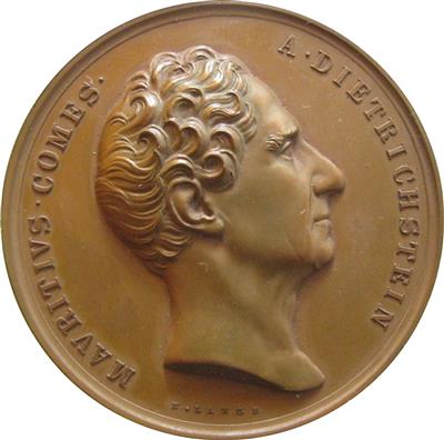 Moritz Graf Dietrcihstein, Direktor des Wiener Münz- und Antikenkabinetts - Mince a medaile