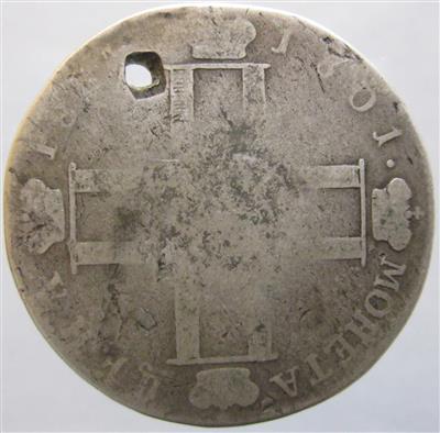 Russland, Paul I. 1796-1801 - Mince a medaile