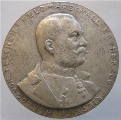 Eh. Friedrich, Herzog von Teschen - Mince a medaile