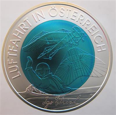 Österreichische Luftfahrt - Monete e medaglie