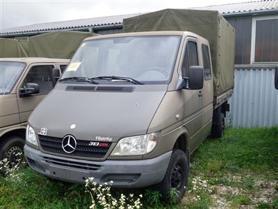 LKW "Mercedes Benz Sprinter Doka-Pritsche 313 CDI 4 x 4", - Heeresfahrzeuge