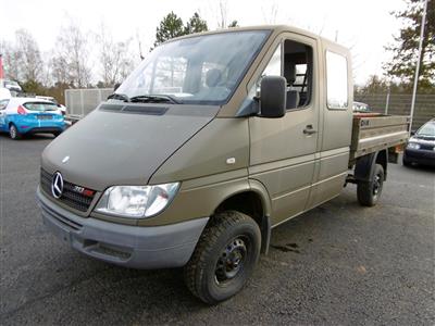 LKW "Mercedes Benz Sprinter Doka-Pritsche 313 CDI 4 x 4", - Motorová vozidla a technika