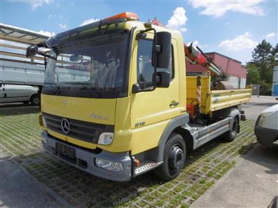 LKW "Mercedes Benz Atego 818K (Euro 5)" mit Frontladekran "FASSI F65AC.22", - Motorová vozidla a technika