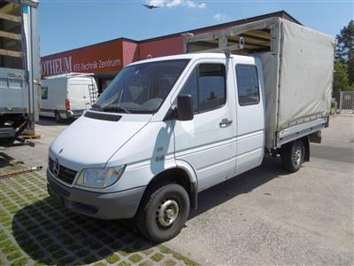 LKW "Mercedes-Benz Sprinter Doka-Pritsche 316 CDI 4 x 4", - Cars and vehicles