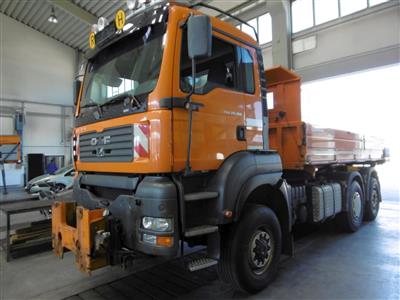 LKW "ÖAF TGA 28.360 6 x 4-4 BL" (3-achsig), Euro 3, - Cars and vehicles ASFINAG