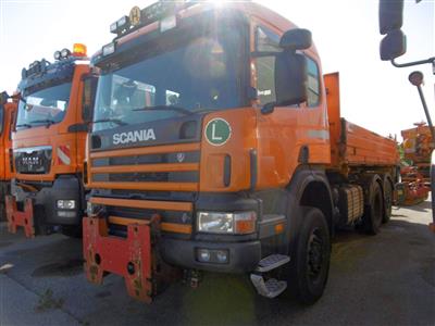 LKW "Scania P114 CB 6 x 4*4 HA 380" (3-achsig), - Macchine e apparecchi tecnici ASFINAG