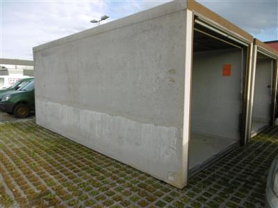 Transportable Stahlbeton-Fertiggarage "Leitl", - Cars and vehicles