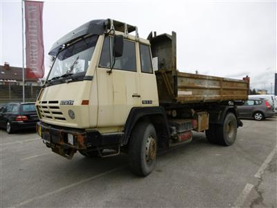 LKW "Steyr 19S34/K38/4 x 2" mit Absetzmuldensystem "Multilift", - Cars and vehicles