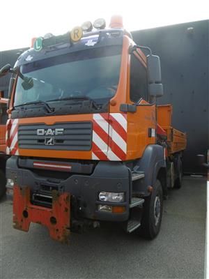 LKW "ÖAF TGA 18.360 4 x 4 BL Automatik (Euro 4)", mit Frontladekran "Palfinger PK7501", - Motorová vozidla a technika