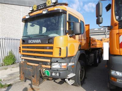 LKW "Scania P114 CB 6 x 4*4 HA 380 (3-achsig)", - Fahrzeuge und Technik ASFINAG