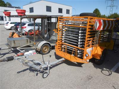 Einachsanhänger für Verkehrszeichentransport "Kronberger VAL", - Motorová vozidla a technika