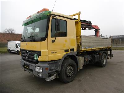 LKW "Mercedes Benz Actros 1836 K" mit Heckladekran "Palfinger PK16502", - Fahrzeuge und Technik